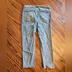 Old Navy Sky-Hi Button Fly Straight Leg Jean